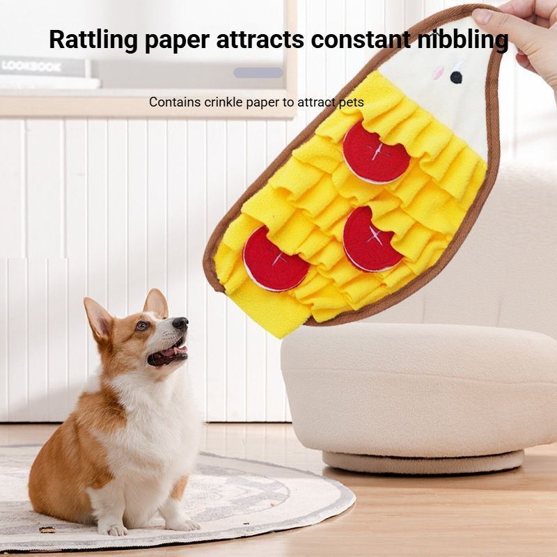 Dog Snuffle Mat for Foraging and Enrichment hamburger V1221-DOG-SNUFFLE-MAT-FOR-FORAGING-AND-ENRICHMENT-HAMBURGER