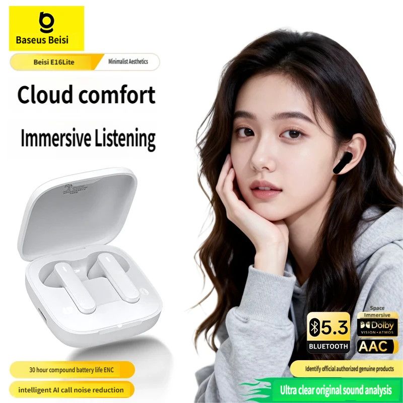 E16 Bluetooth headset-White V1221-E16-BLUETOOTH-HEADSET-WHITE