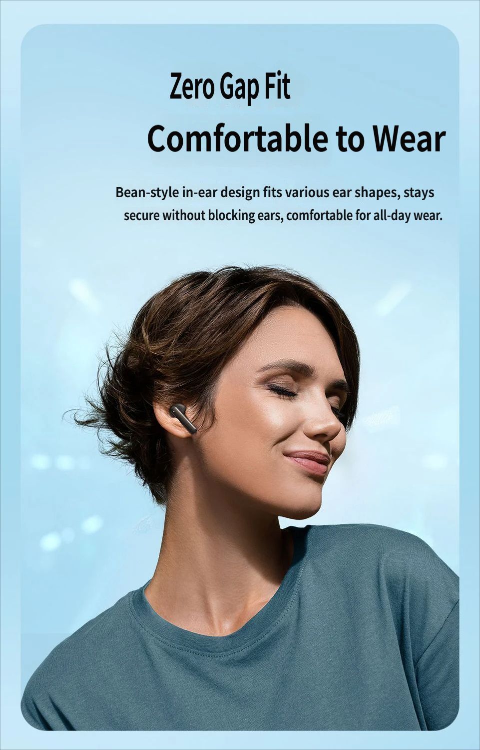 E17 Bluetooth headset-Black V1221-E17-BLUETOOTH-HEADSET-BLACK