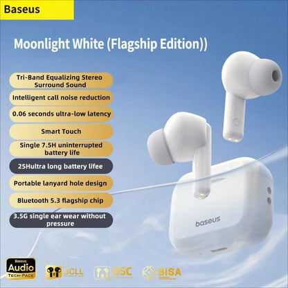 E17 Bluetooth headset-White V1221-E17-BLUETOOTH-HEADSET-WHITE