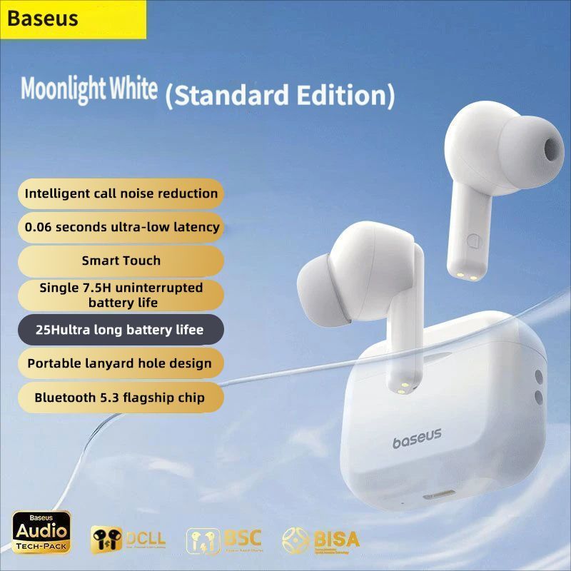 E17 Bluetooth headset-White V1221-E17-BLUETOOTH-HEADSET-WHITE