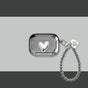 Electroplated 3D Heart + Bracelet Apple AirPods Pro V1221-ELECTROPLATED-3D-HEART-BRACELET-APPLE-AIRPODS-PRO