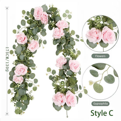 Eucalyptus Rattan - 36 Heads-C V1221-EUCALYPTUS-RATTAN-36-HEADS-C