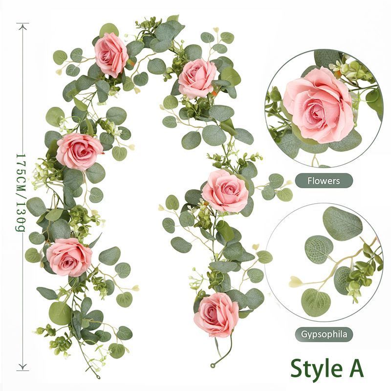 Eucalyptus Rattan - 60 Heads-D V1221-EUCALYPTUS-RATTAN-60-HEADS-D