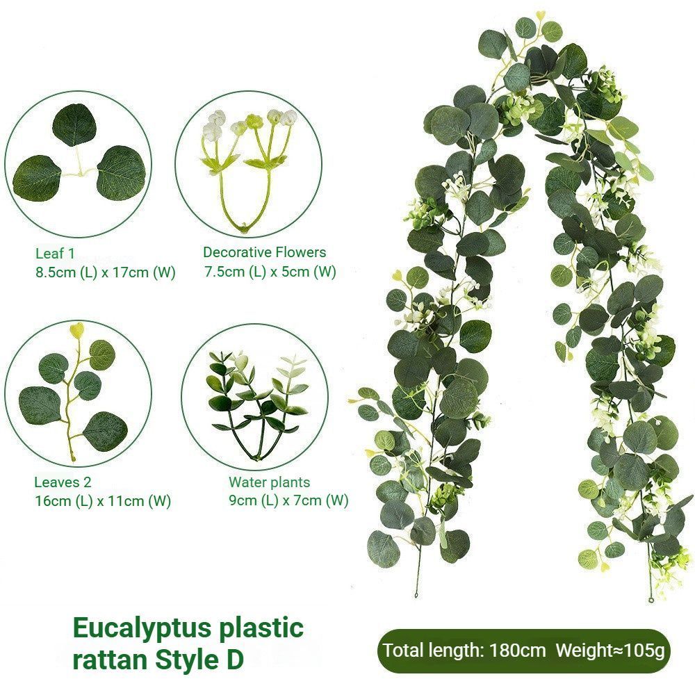 Eucalyptus Rattan - 60 Heads V1221-EUCALYPTUS-RATTAN-60HEADS
