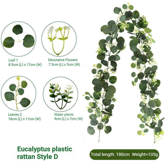 Eucalyptus Rattan - 60 Heads V1221-EUCALYPTUS-RATTAN-60HEADS