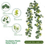 Eucalyptus with Flowers - 60 Heads-E V1221-EUCALYPTUS-WITH-FLOWERS-60HEADS-E