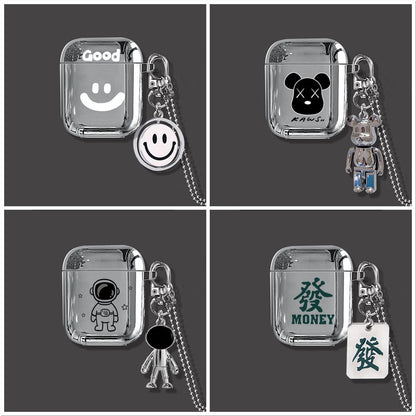 Facai AirPods 3 Case+Keyring+Necklace V1221-FACAI-AIRPODS-3-CASE-KEYRING-NECKLACE