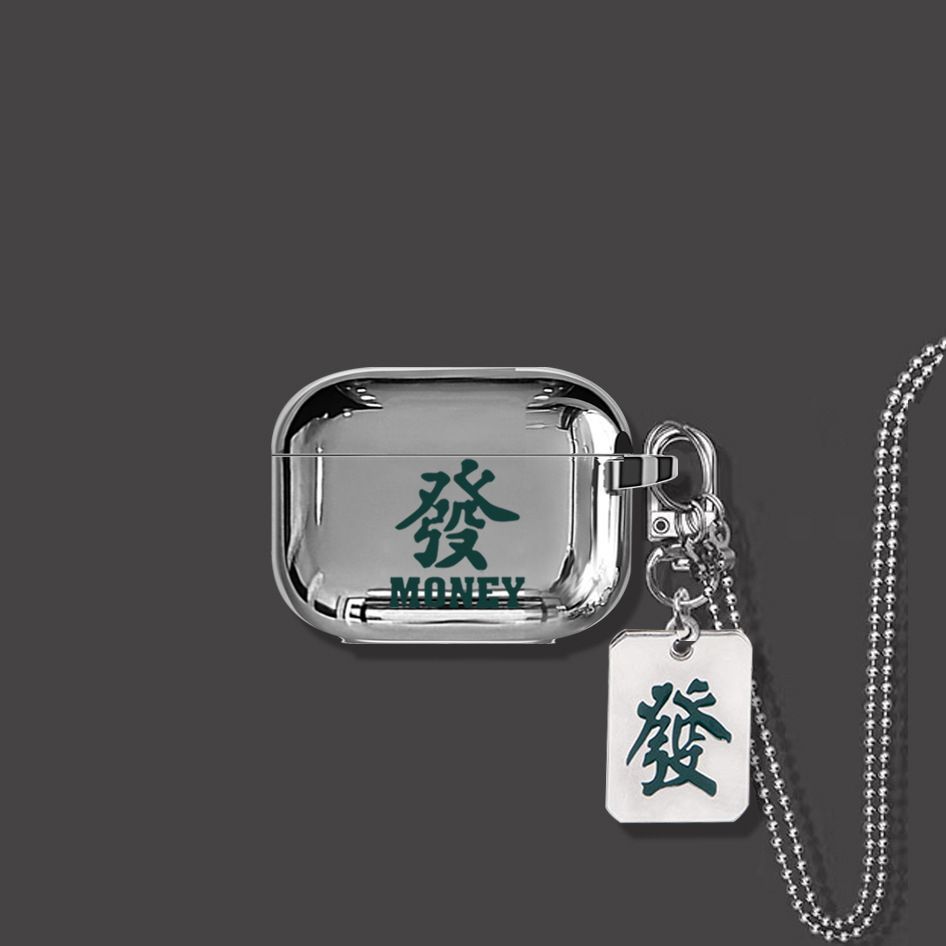 Facai AirPods Pro 2 Case+Keyring+Necklace V1221-FACAI-AIRPODS-PRO-2-CASE-KEYRING-NECKLACE