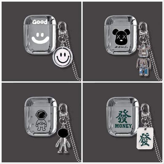 Facai AirPods Pro 2 Case+Keyring+Necklace V1221-FACAI-AIRPODS-PRO-2-CASE-KEYRING-NECKLACE