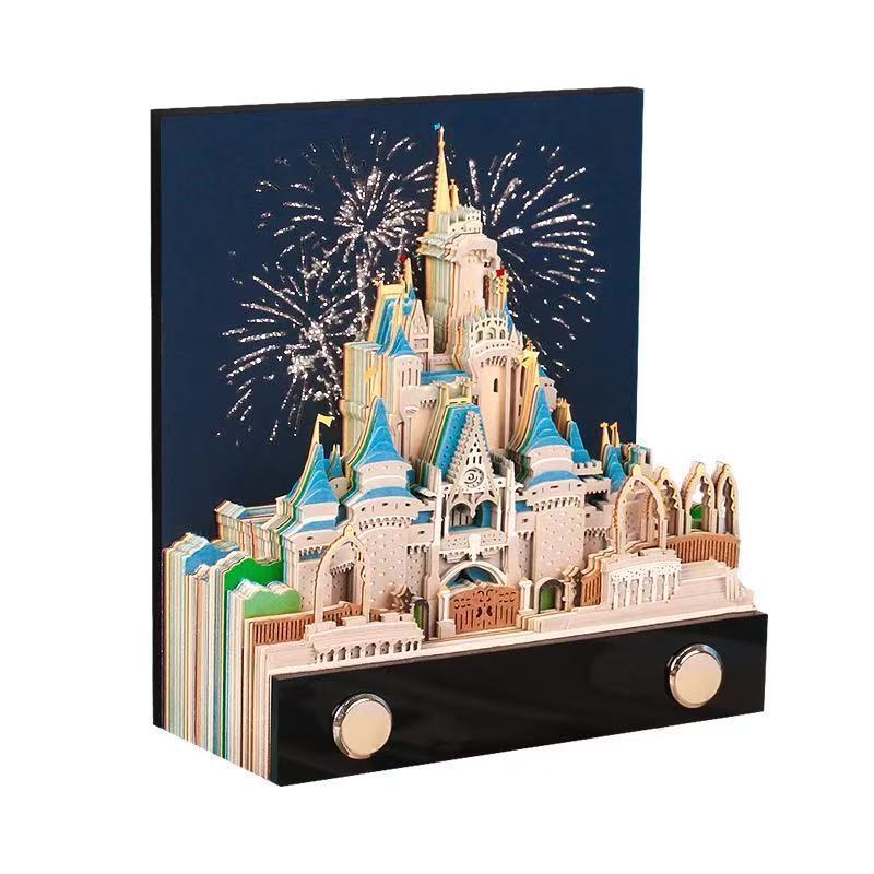 Fairy Tale Castle Night Edition with Light V1221-FAIRY-TALE-CASTLE-NIGHT-EDITION-WITH-LIGHT