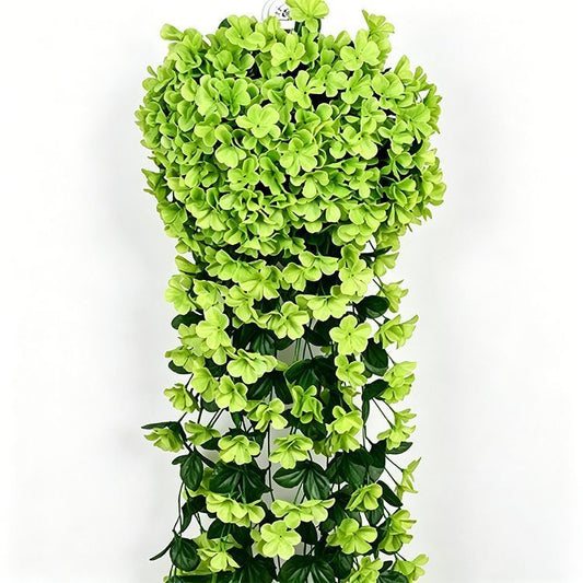 FauxFive-PetaledGreenFlower V1221-FIVE-PETALGREEN-1BUNCH