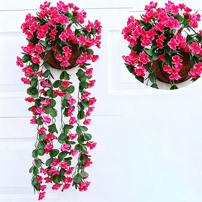 FauxFive-PetaledMaroonFlower V1221-FIVE-PETALMAROON-PERBUNCHPRICE