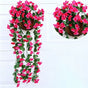 FauxFive-PetaledMaroonFlower V1221-FIVE-PETALMAROON-PERBUNCHPRICE