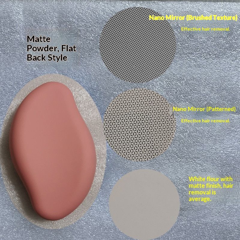 FlatBackMatteWhite-BrushedNanoGlass(GoldSurface) V1221-FLATBACKMATTEWHITE-BRUSHED-GOLDFACE