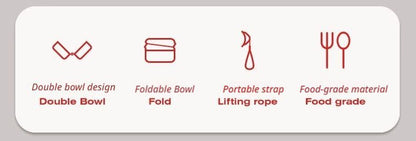 Foldable Outdoor Pet Bowl Light Brown V1221-FOLDABLE-OUTDOOR-PET-BOWL-LIGHT-BROWN