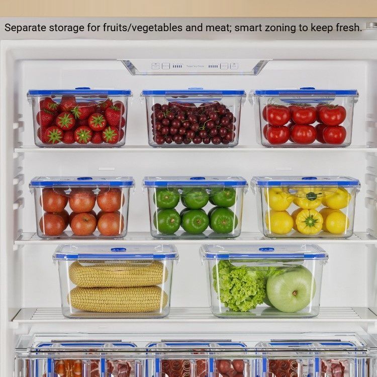 FoodStorageContainerSetofFour-Small,Medium,Large,ExtraLarge V1221-FOODSTORAGECONTAINER-FOUR-PIECE-SET