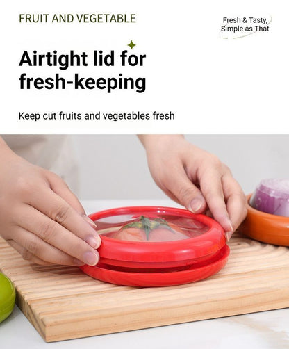 Fruit and vegetable preservation box-Avocado-Silicone V1221-FRESH-KEEPING-BOX-AVOCADO-SILICONE