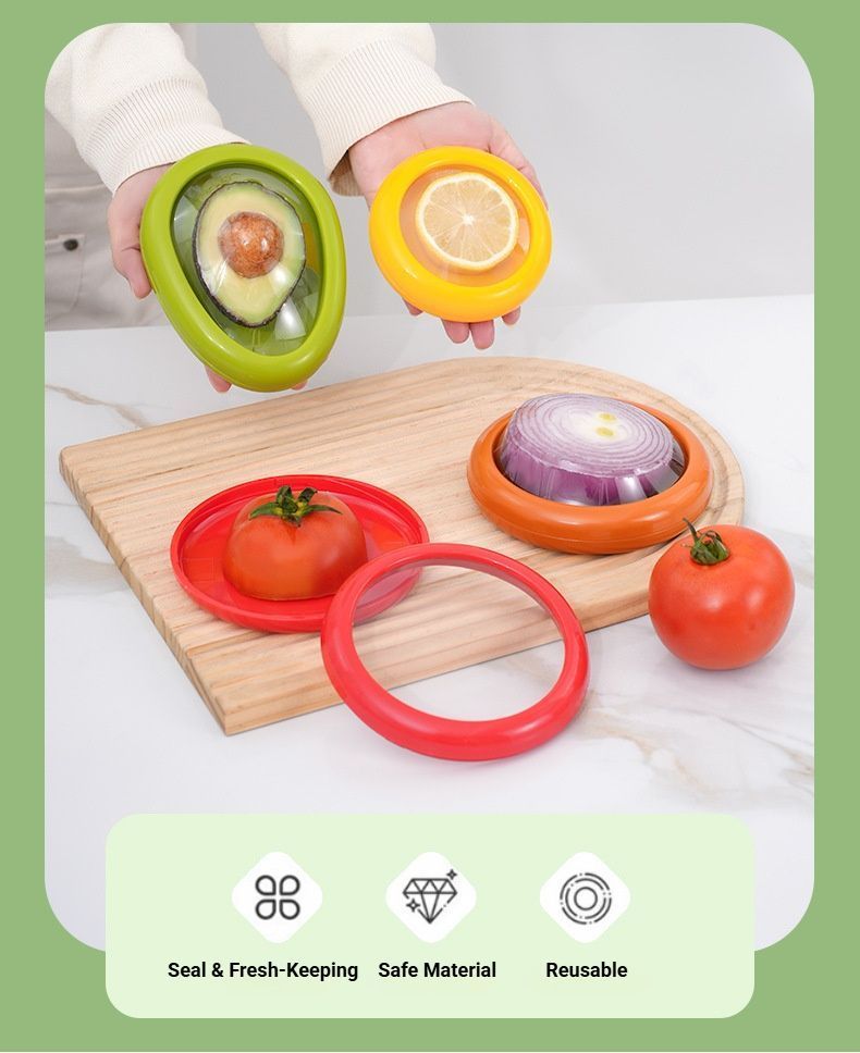 Fruit and vegetable preservation box-Lemon-TPU V1221-FRESH-KEEPING-BOX-LEMON-TPU