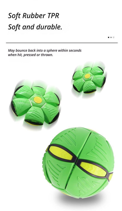 Frisbee Deformation Ball - green + 3 Light Versionx5 V1221-FRISBEE-DEFORMATION-BALL-GREEN-3-LIGHT-VERSION-5