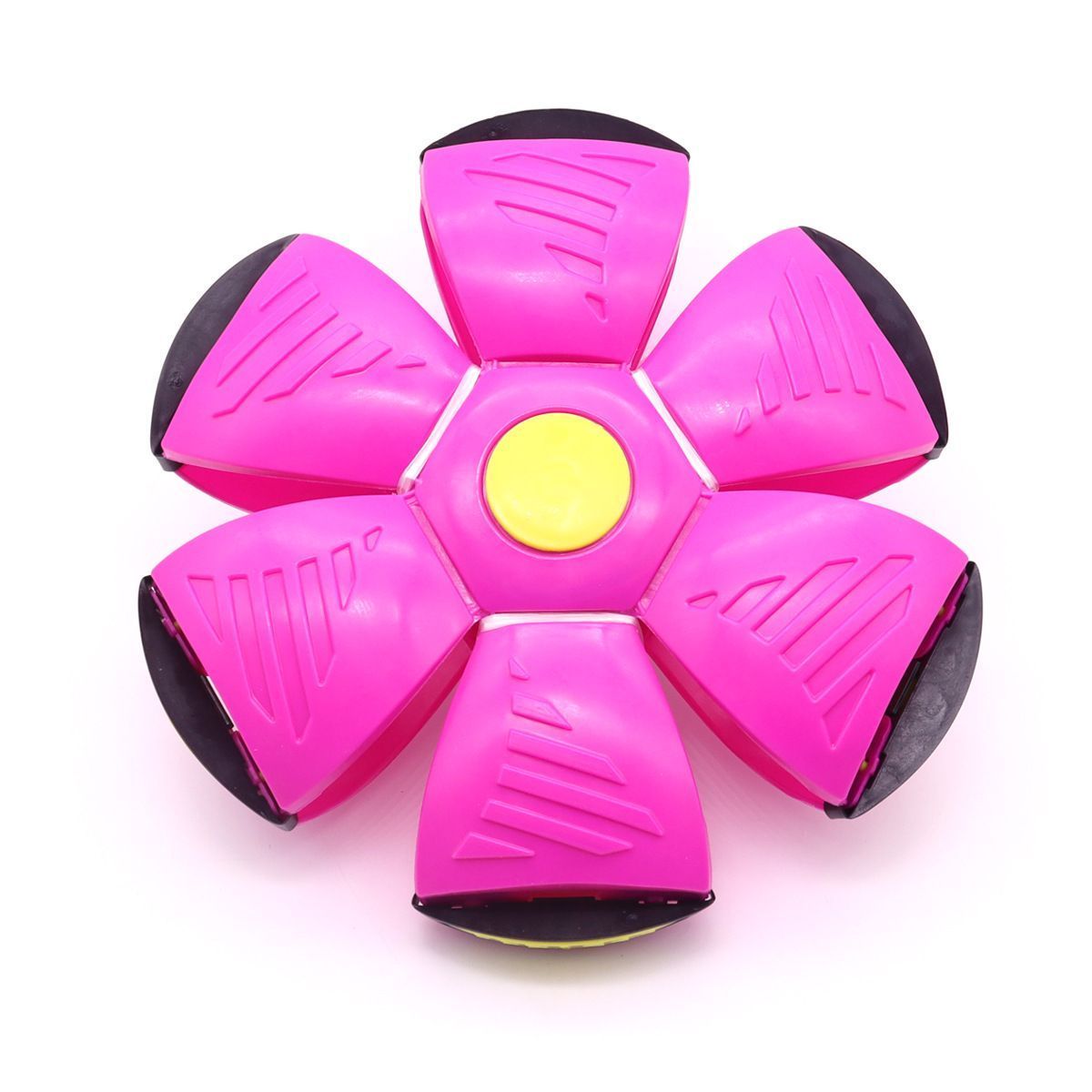 Frisbee Deformation Ball - magenta + 3 Light Versionx5 V1221-FRISBEE-DEFORMATION-BALL-MAGENTA-3-LIGHT-VERSION-5