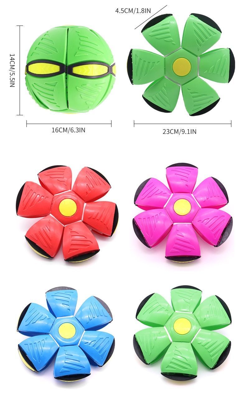 Frisbee Deformation Ball - magenta + No Light Versionx5 V1221-FRISBEE-DEFORMATION-BALL-MAGENTA-NO-LIGHT-VERSION-5