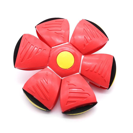 Frisbee Deformation Ball - Red + No Light Versionx5 V1221-FRISBEE-DEFORMATION-BALL-RED-NO-LIGHT-VERSION-5