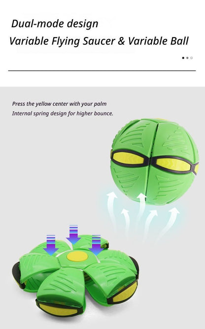 Frisbee Deformation Ball - Red + No Light Versionx5 V1221-FRISBEE-DEFORMATION-BALL-RED-NO-LIGHT-VERSION-5