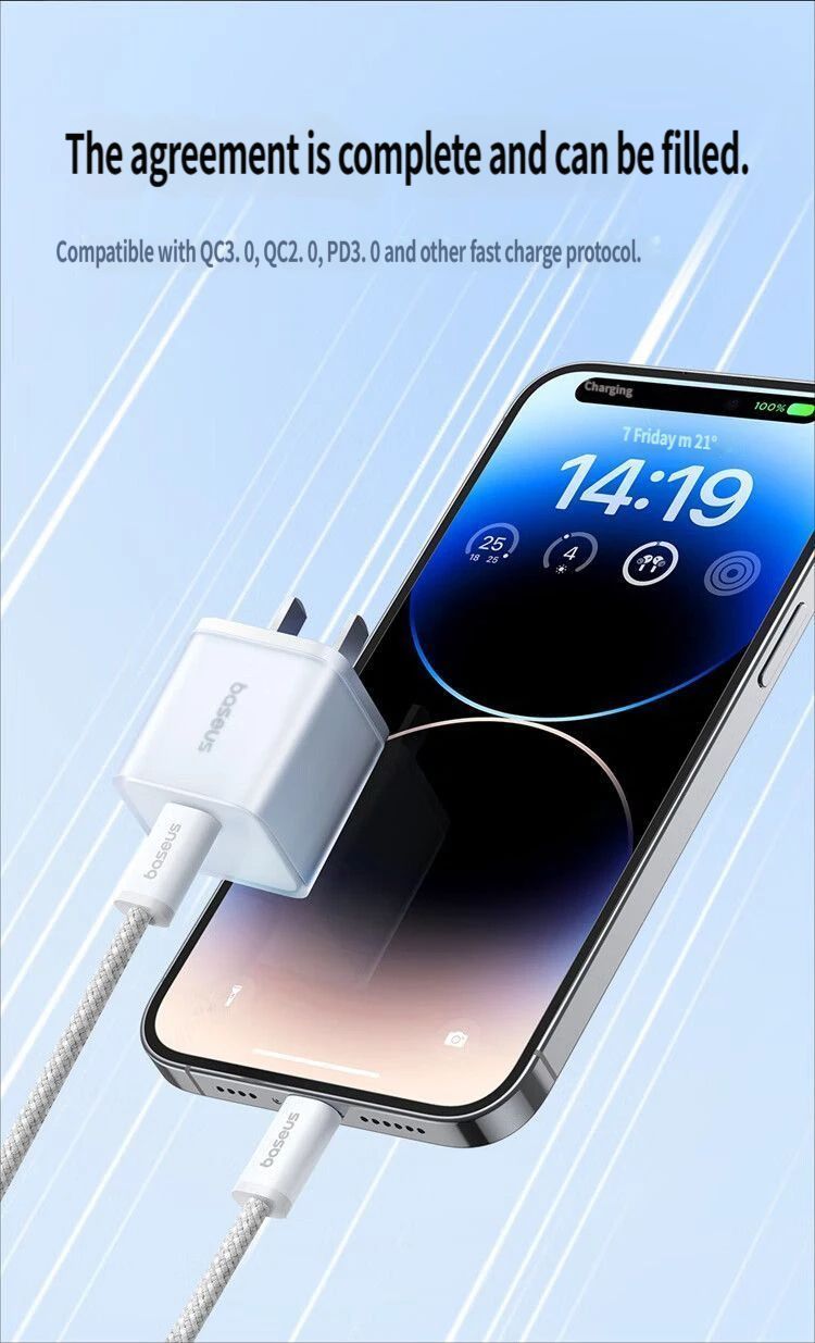 GaN5S Fast charging charger 1C 20W-Yellow V1221-GAN5S-CHARGER-1C-20W-YELLOW