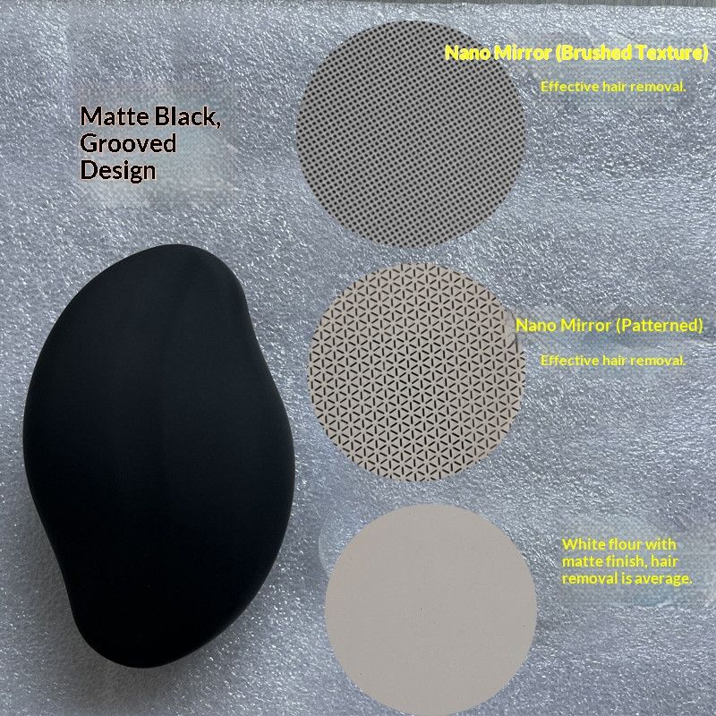 GlossyBlackGrooved-Nano-GlasswithBlackSurface V1221-GLOSSBLACKGROOVE-BRUSHEDFINISH-BLACKSURFACE