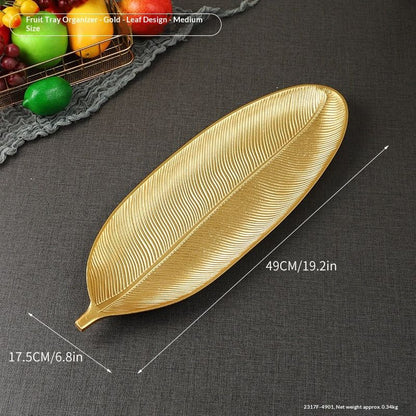 2317F-2501-Gold--VeinedLeaf25cm V1221-GOLD--VEINEDLEAF25CM
