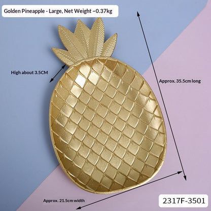 2317F-2501-Gold--VeinedLeaf25cm V1221-GOLD--VEINEDLEAF25CM