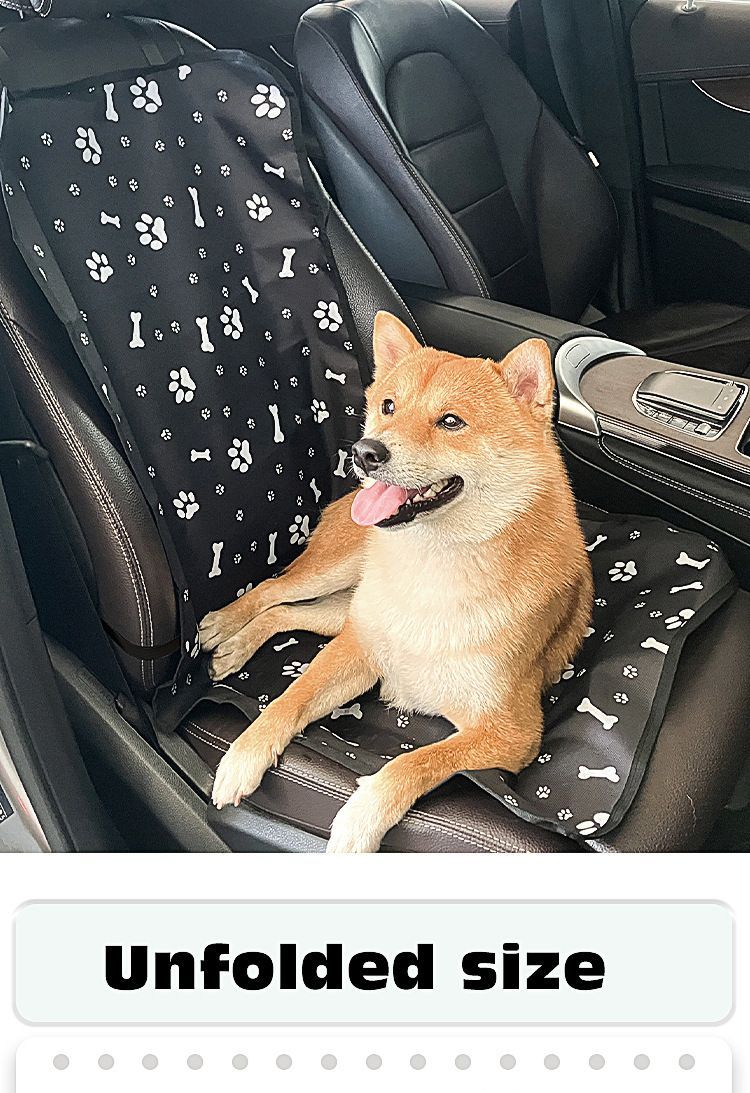 PetGrayBonePrintCarMat V1221-GRAYBONEPRINTCARMAT