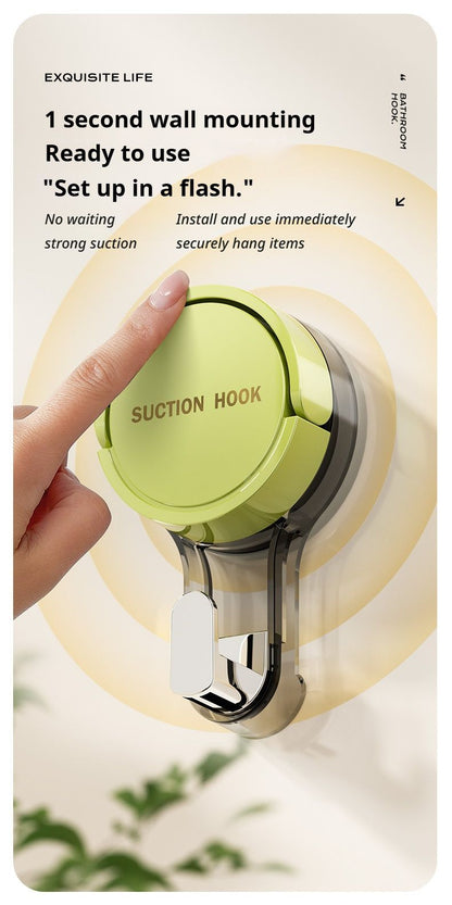 green Suction cup hook V1221-GREEN-SUCTION-CUP-HOOK