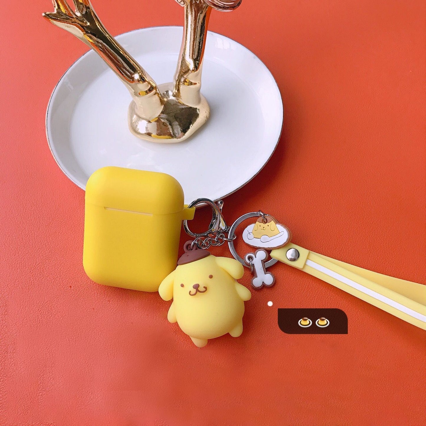 Grey set + Geometric Koala Apple AirPods pro V1221-GREY-SET-GEOMETRIC-KOALA-APPLE-AIRPODS-PRO
