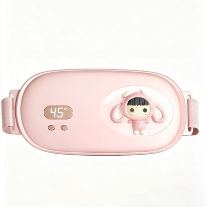 Heated Period Relief Waist Belt Pink Cute Baby V1221-HEATED-PERIOD-RELIEF-WAIST-BELT-PINK-CUTE-BABY