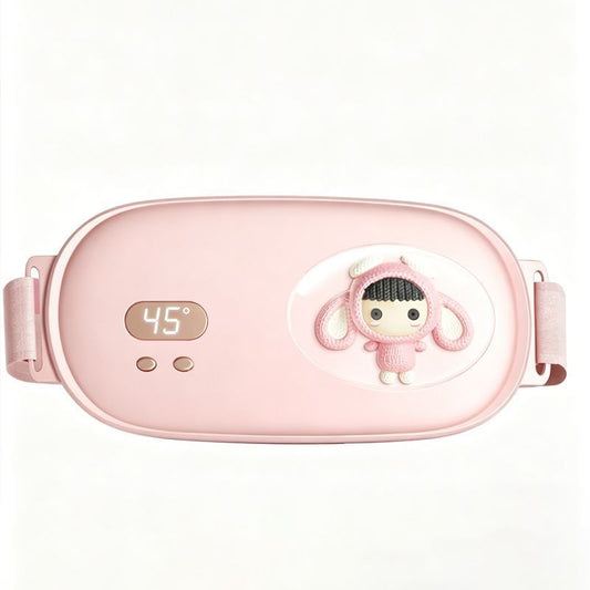 Heated Period Relief Waist Belt Pink Cute Baby V1221-HEATED-PERIOD-RELIEF-WAIST-BELT-PINK-CUTE-BABY