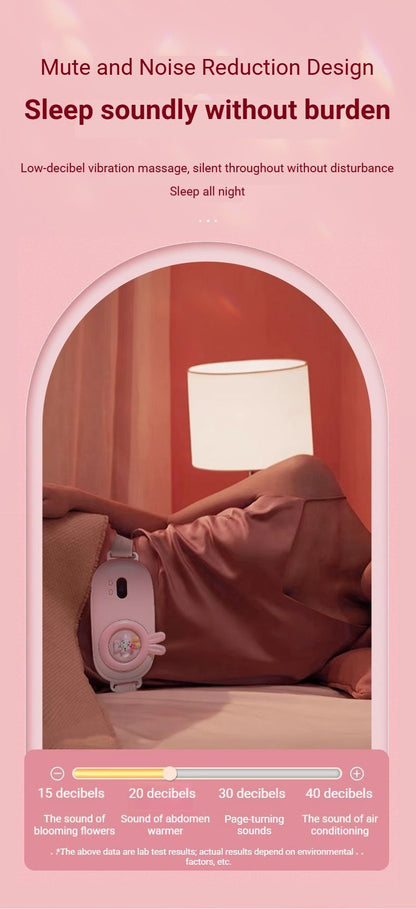 Heated Period Relief Waist Belt Pink Cute Baby V1221-HEATED-PERIOD-RELIEF-WAIST-BELT-PINK-CUTE-BABY