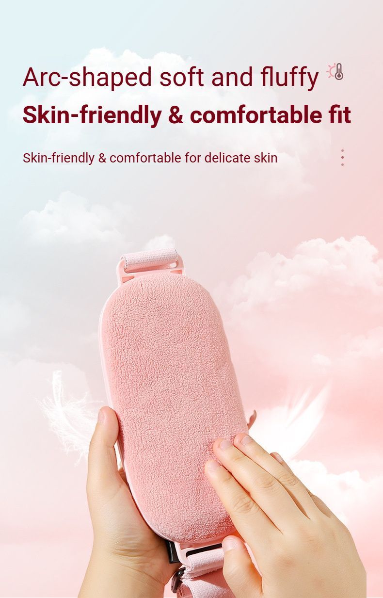Heated Period Relief Waist Belt Pink Little Rabbit V1221-HEATED-PERIOD-RELIEF-WAIST-BELT-PINK-LITTLE-RABBIT