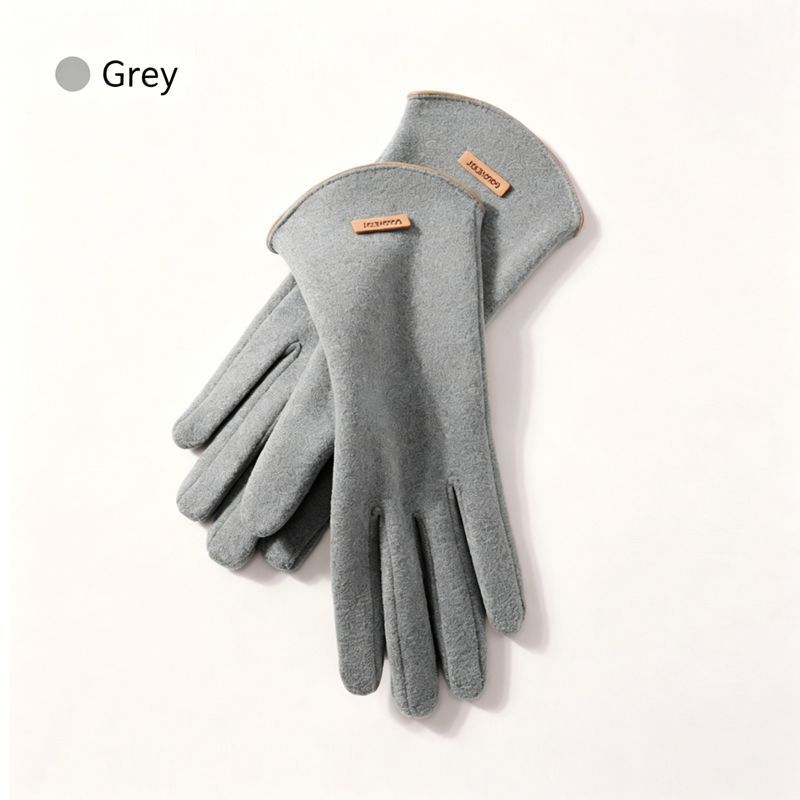 Ladies Winter Warm Cashmere Gloves DY43 Dark Tea Camel V1221-LADIES-WINTER-WARM-CASHMERE-GLOVES-DY43-DARK-TEA-CAMEL