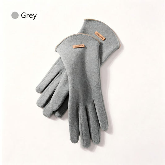 Ladies Winter Warm Cashmere Gloves DY43 Dark Tea Camel V1221-LADIES-WINTER-WARM-CASHMERE-GLOVES-DY43-DARK-TEA-CAMEL
