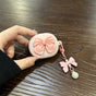 Large Pink Bow [Pink Shell] + Bow Keychain AirPods 2 V1221-LARGE-PINK-BOW-PINK-SHELL-BOW-KEYCHAIN-AIRPODS-2