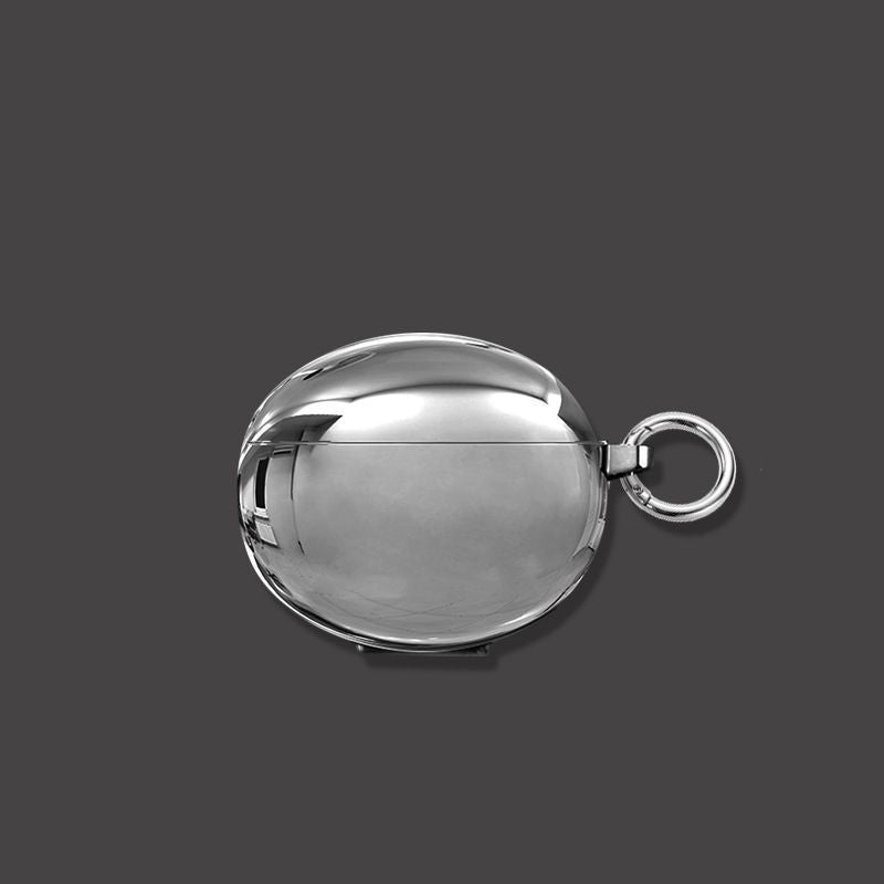 Laser Engraved HAPPY Bear Electroplated + Ring Apple AirPods 1 V1221-LASER-ENGRAVED-HAPPY-BEAR-ELECTROPLATED-RING-APPLE-AIRPODS-1