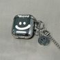 Laser Engraved Smiley + Matching Keychain Apple AirPods 1 V1221-LASER-ENGRAVED-SMILEY-MATCHING-KEYCHAIN-APPLE-AIRPODS-1