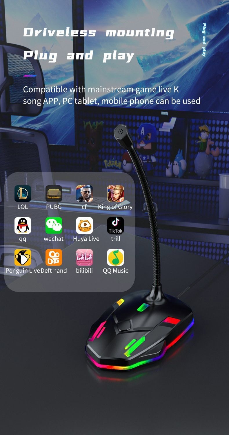 M9 Computer Noise Cancelling Microphone Ink green V1221-M9-COMPUTER-NOISE-CANCELLING-MICROPHONE-INK-GREEN