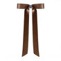 Magnetic Bow Hair Claw Clip Brown V1221-MAGNETIC-BOW-HAIR-CLAW-CLIP-BROWN