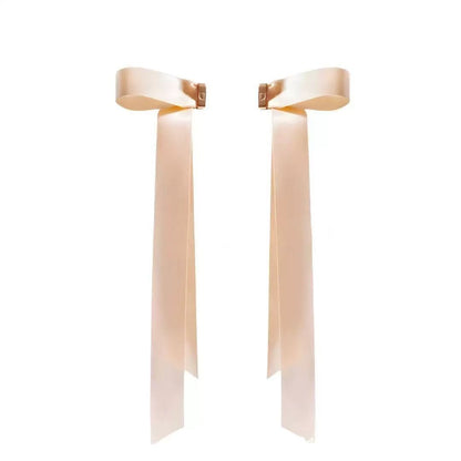 Magnetic Bow Hair Claw Clip Pink V1221-MAGNETIC-BOW-HAIR-CLAW-CLIP-PINK
