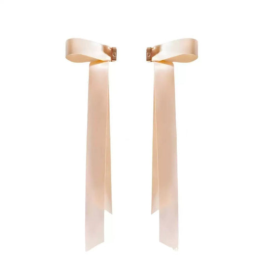 Magnetic Bow Hair Claw Clip Pink V1221-MAGNETIC-BOW-HAIR-CLAW-CLIP-PINK