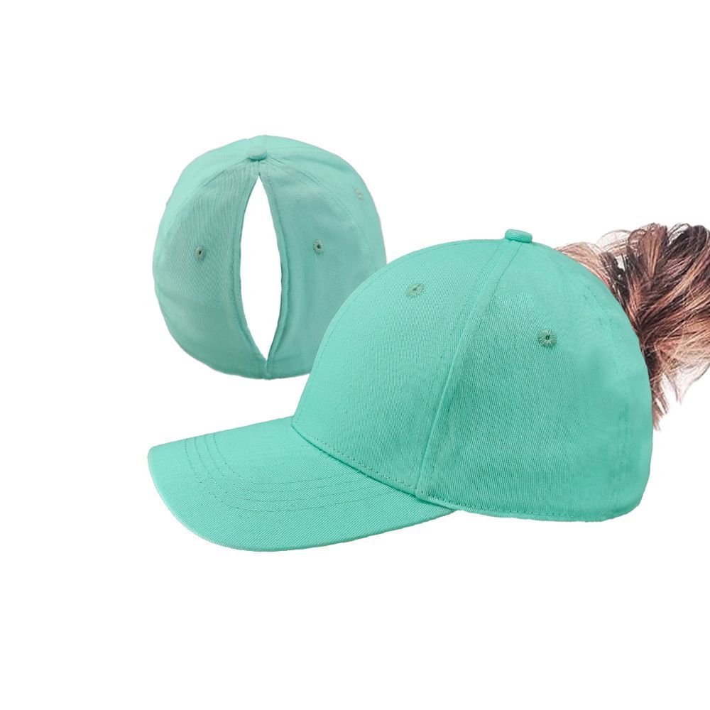 Magnetic Ponytail Cap Green V1221-MAGNETIC-PONYTAIL-CAP-GREEN