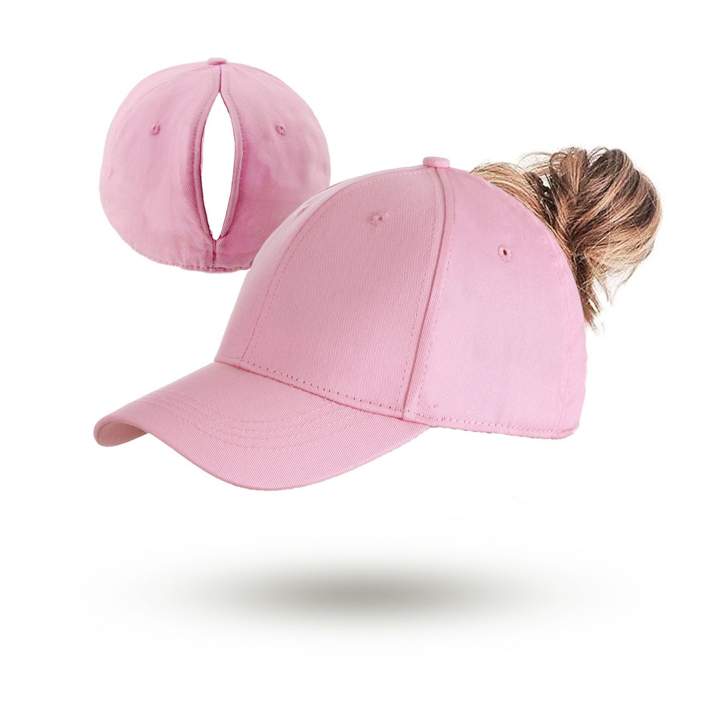 Magnetic Ponytail Cap Magenta V1221-MAGNETIC-PONYTAIL-CAP-MAGENTA